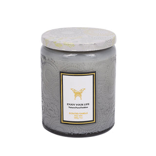 Embossed Glass Fragrance Handmade Gift