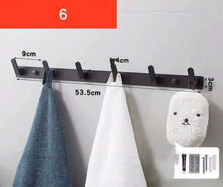 Perforation-Free Wall-Mounted Towel Hook