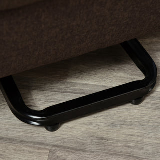 Power Lift Chair with Vibration Massage, Fabric Upholstered Recliner Chair for Elderly with Remote Control, Side Pockets, Brown