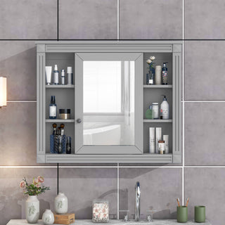 Wall Mounted Mirror Storage Cabinet
