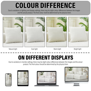 Chenille Curved Sectional Sofa With 6 Pillows,Curved Symmetrical Modular Semi Circular Sofa Sectional For Bedroom, Living Room, Office For Leisure Or Nap, Reading Room, And Lobby