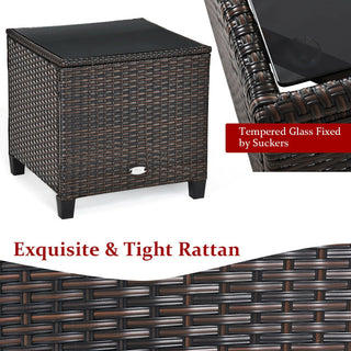 Christel Three Piece Patio Set in Red