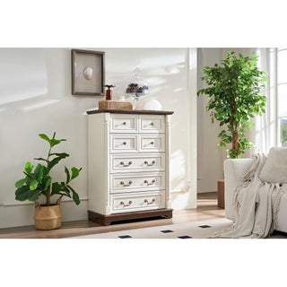 Gale Rustic Farmhouse 7-Drawer Dresser