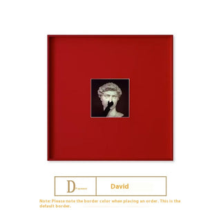 Red Minimalist Decorative Painting
