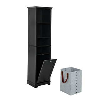 64" Tall Bathroom Storage Cabinet