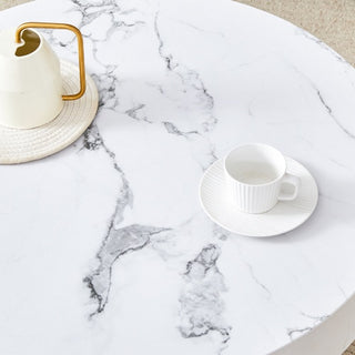 Syra White Marble Coffee Table