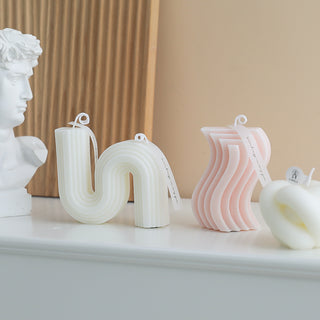 Small Families Use Soy Geometric Candles