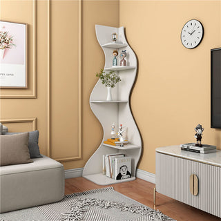 Home Fashion Living Room Corner Cabinet