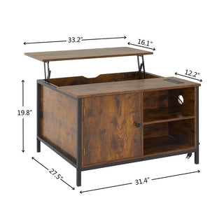 Cynthia Adjustable Lift Top Coffee Table – Elevate Your Living Space
