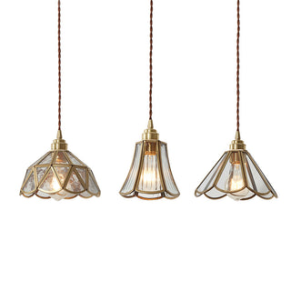 Japanese Retro Brass Nordic Chandelier