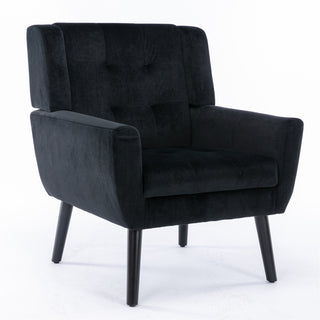 Modern Soft Velvet Ergonomic Accent Chair For Living Room, Bedroom - Home Chair