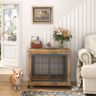 Furniture Style Dog Crate Side Table