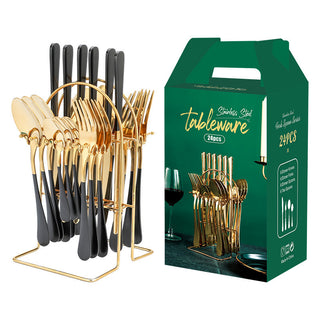 Gold Dinnerware Set Storage Rack Dishwasher