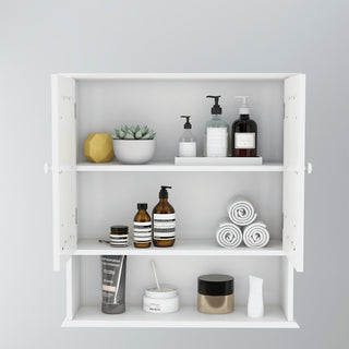 Double Mirror Bathroom Wall Cabinet