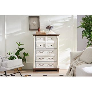 Gale Rustic Farmhouse 7-Drawer Dresser