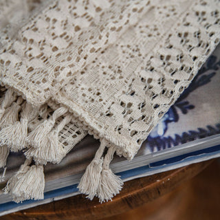 Translucent American Country Crochet Curtain