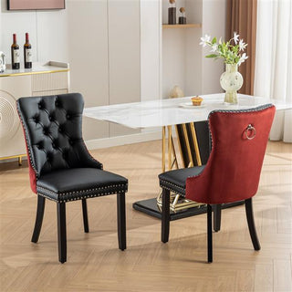 Modern High-End Tufted Solid Wood