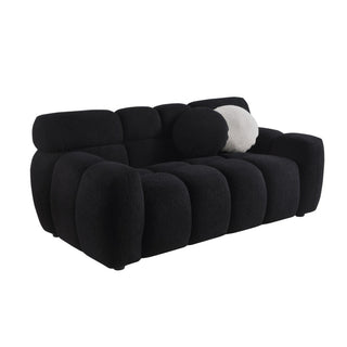 64.96 Length ,35.83inch Deepth ,human Body Structure For USA People, Marshmallow Sofa,boucle Sofa ,2 Seater, BEIGE BOUCLE
