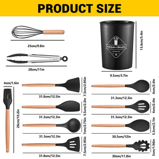 12Pcs Kitchen Utensils Se Spoon Tools