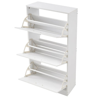 VEVOR 3-Drawer Flip Shoe Cabinet