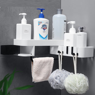 Punch-Free Corner Storage Rack