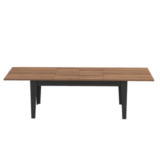 Dining Table,106.3 In Large Extendable Kitchen Table