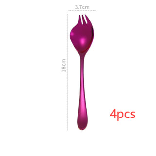 Creative 304 Stainless Steel Salad Fork Spoon
