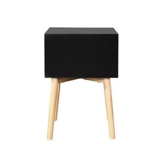 Bedside Table With 2 Drawers