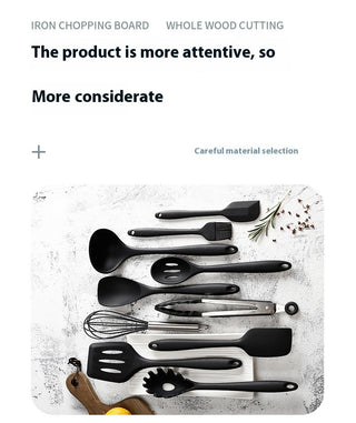 Non-Stick Silicone Kitchen Utensil Set (Baking Utensils Included)