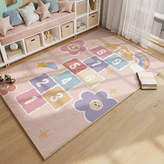Kids Cozy Colorful Cartoon Area Rug