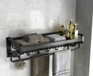 Wall-Mounted No-Punch Bathroom Toilet Rack