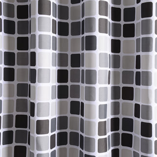 Waterproof Polyester Mosaic Shower Curtain