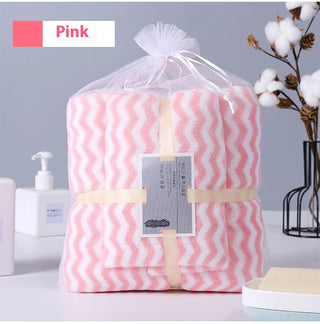 Water Ripple Coral Fleece Towels Child