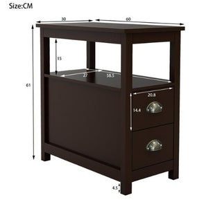 Narrow Bedside Table
