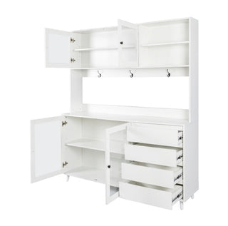 Susan 63" Kitchen Hutch Cabinet