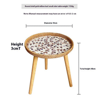 Hand Woven Sofa Side Table