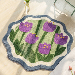 Isla Plush Flower Rug