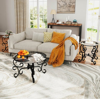 Round Decor Coffee Table/Side Table