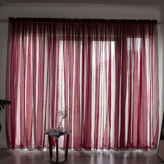 Simple Modern Solid Color Balcony Curtain