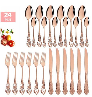Steel Cutlery Spoon West Dinnerware Set