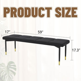 Multifunctional Black Shoe Bench with Cushion