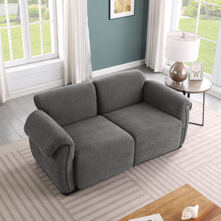 68.5 Length ,Fashionable Modular Sofa,iron Frame,chenille Sofa, GREY,Suitable For Living Room,bedroom