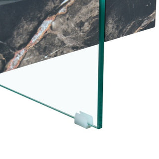 Modern Two Tier Square Coffee Table