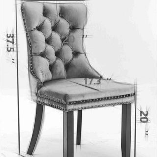 Modern High-End Tufted Solid Wood
