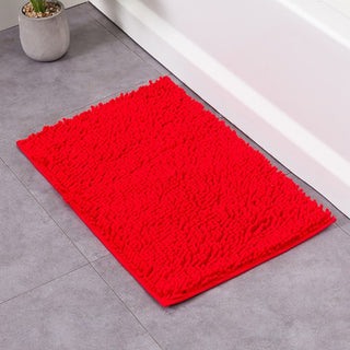 Chenille Solid Color Bathroom Non-slip Mat