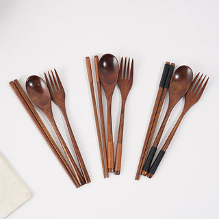Cutlery 3PCS Fork Chopsticks Spoon Set