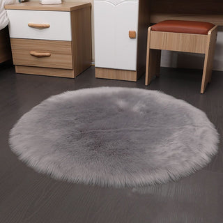 LuLu Faux Fur Round Rug – Soft, Stylish & Effortlessly Chic