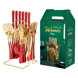 Gold Dinnerware Set Storage Rack Dishwasher
