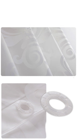 Cloth Style Semi-Permeable Bathroom Shower Curtain