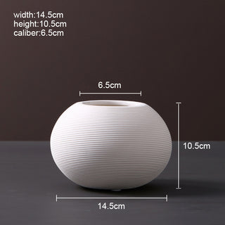 Nordic Scandinavian Ceramic Decorative Vase